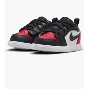 Kids' Air Jordan 1 Low Alt Sneaker Black and Red Sneakers baby size 5